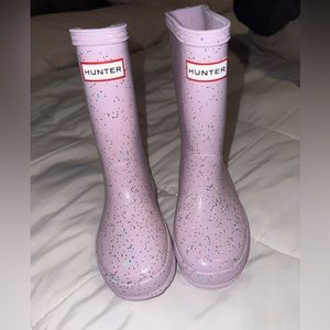 Brand new never worn Hunter rain boots for toddler girls size 10c